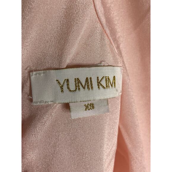 Yumi Kim Astoria Tulip Hem Midi Dress Racerback Sleeveless Light Pink Size XS - Picture 11 of 12